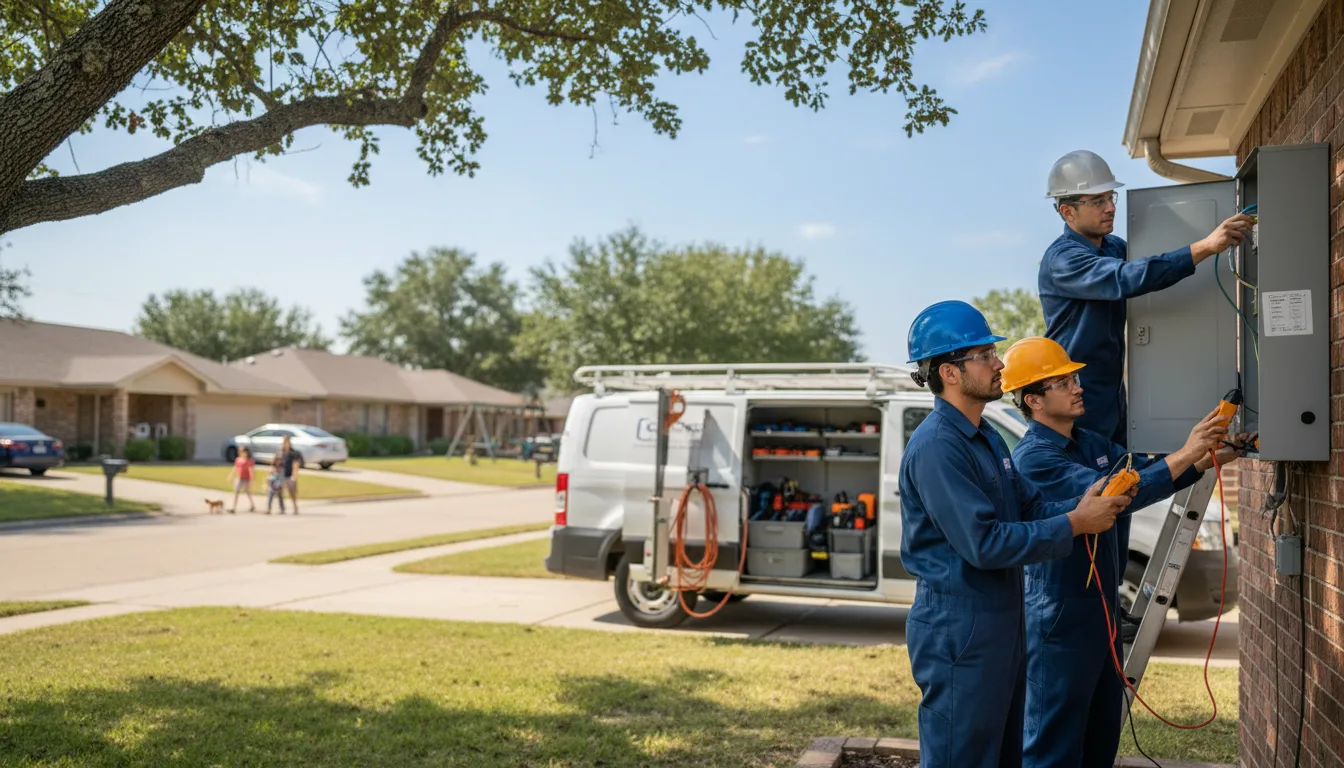 Certified electrician providing emergency electrical services in Maize, KS